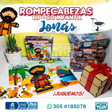 Rompecabezas bíblico Infantil Jonás