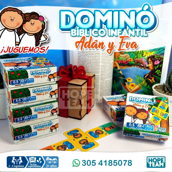 Dominó bíblico infantil